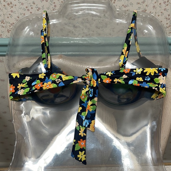 BNWT L. A. HEARTS BY PACSUN FLORAL UNDERWIRE BIKINI TOP ONLY - Picture 2 of 6